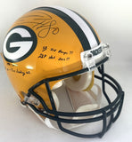 Packers DONALD DRIVER Signed Full Size AUTHENTIC ProLine Helmet AUTO w/Stats JSA