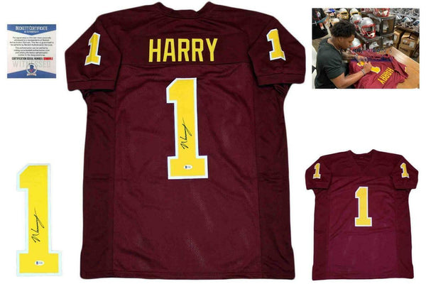 N'Keal Harry Autographed SIGNED Jersey - Beckett Authentic