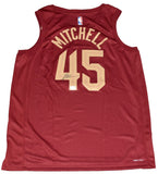 DONOVAN MITCHELL SIGNED CLEVELAND CAVALIERS #45 NIKE SWINGMAN JERSEY FANATICS