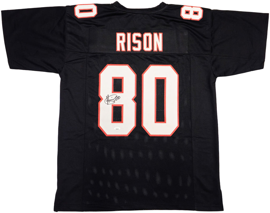 ATLANTA FALCONS ANDRE RISON AUTOGRAPHED SIGNED BLACK JERSEY JSA STOCK ...
