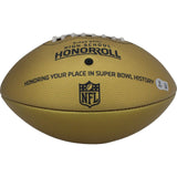 Von Miller Autographed/Signed Denver Broncos SB 50 Gold Football Beckett 48685