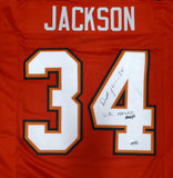 Buccaneers Dexter Jackson Autographed Red Jersey S.B. XXXVII MVP Beckett BN14839