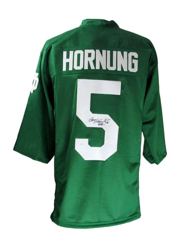 Paul Hornung HOF Signed/Inscr Notre Dame Custom Football Jersey JSA 166356