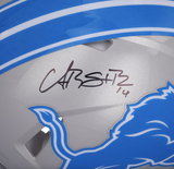 Amon-Ra St. Brown Autographed Detroit Lions 2024 Speed Authentic Helmet Fanatics