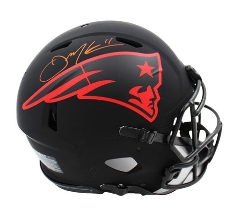 Julian Edelman Signed New England Patriots Authentic Eclipse NFL Helmet