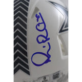 Michael Irvin Autographed Dallas Cowboys 24 STS Mini Helmet Beckett WIT 56389
