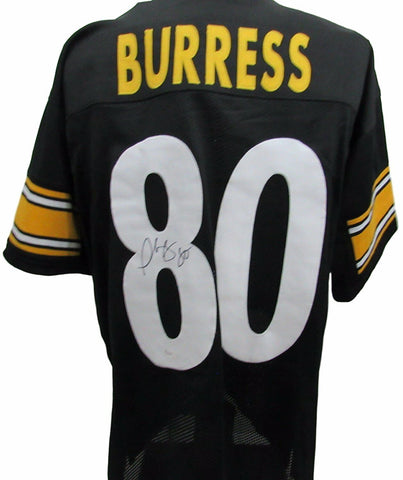 Plaxico Burress Autographed/Signed Pittsburgh Steelers Jersey JSA 134950