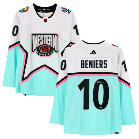Matty Beniers Autographed Kraken 2023 Authentic Adidas All-Star Jersey Fanatics