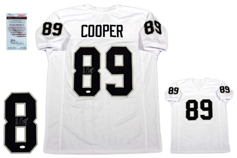 Amari Cooper Autographed SIGNED Custom Jersey - JSA Witnessed Authentic - White