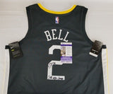 Jordan Bell 2018 Champs Signed Warriors The Town Custom Jersey / JSA