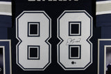 DEZ BRYANT (Cowboys blue SKYLINE) Signed Autographed Framed Jersey Beckett