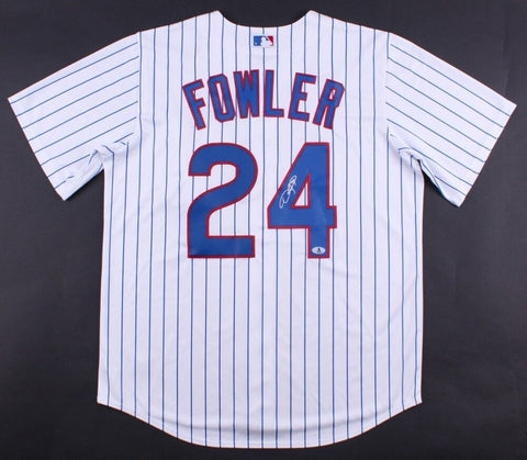 Dexter Fowler Signed Cubs Authentic Majestic Cool Base Jersey (Beckett Hologram)