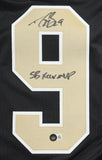 Drew Brees New Orleans Signed Black Football Jersey SB XLIV MVP BAS
