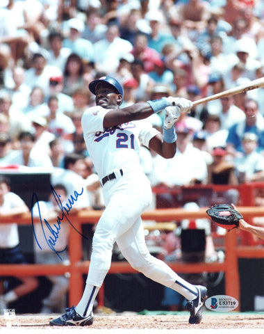 Ruben Sierra Autographed Texas Rangers 8x10 Photo Beckett Authenticated