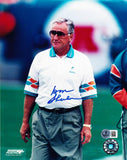 Don Shula Signed Miami Dolphins 8x10 Photo (Beckett) NFL's Winningest Head Coach