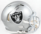 Ashton Jeanty Signed Raiders F/S Flash Speed Authentic Helmet-Beckett W Hologram