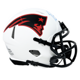 Randy Moss New England Patriots Signed Riddell Lunar Mini Helmet BAS Beckett