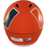 Ray Lewis Signed Miami Hurricanes F/S AMP Helmet Beckett Witness 57532