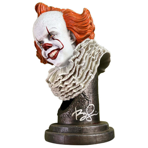 Bill Skarsgard Autographed Legends in 3-Dimensions IT Pennywise 1:2 Scale Bust