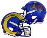 ODELL BECKHAM Jr. Autographed Rams Champs Logo Authentic Helmet FANATICS