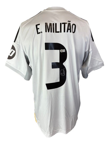 Eder Militao Signed Real Madrid Adidas Soccer Jersey BAS