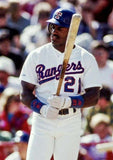 Ruben Sierra Signed Texas Jersey Insc. "4x All Star" & "Rangers H.O.F" (JSA COA)