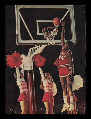 David Thompson & Bridgeman Autographed 8x11 Magazine Photo NC State 238117