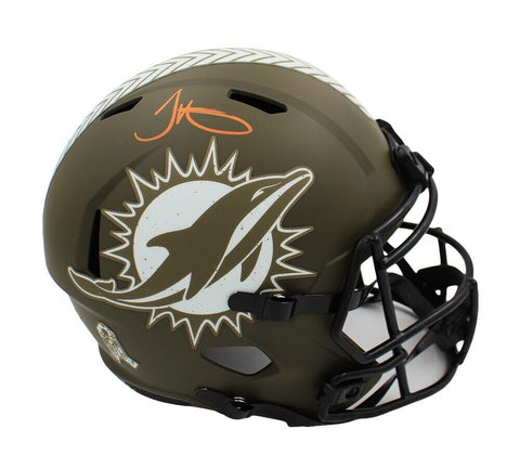 Tyreek Hill Signed Miami Dolphins Speed Full Size Salute to Service NFL Helmet