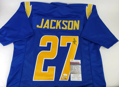 J C Jackson Signed Los Angeles Chargers Jersey (JSA COA) 2021 Pro Bowl D.B.