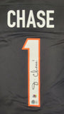 JAMARR CHASE SIGNED CINCINNATI BENGALS NIKE AUTHENTIC JERSEY BECKETT COA