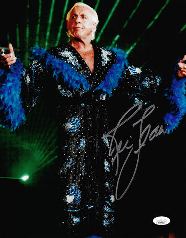 RIC FLAIR AUTOGRAPHED SIGNED 11X14 PHOTO JSA STOCK #203590