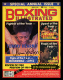 Thomas The Hitman Hearns Autographed Boxing Illustrated Magazine Beckett BK08917