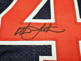 TEAM USA CHRISTIAN LAETTNER AUTOGRAPHED SIGNED BLUE JERSEY JSA STOCK #215710