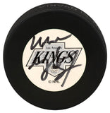 Wayne Gretzky Signed Los Angeles Kings Logo Hockey Puck (JSA Holo & Full Letter)