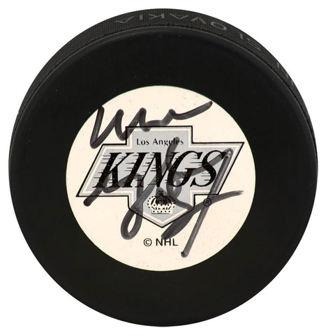Wayne Gretzky Signed Los Angeles Kings Logo Hockey Puck (JSA Holo & Full Letter)