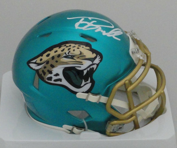 Jaguars HOF'er TONY BOSELLI Signed Riddell FLASH Speed Mini Helmet AUTO - BAS