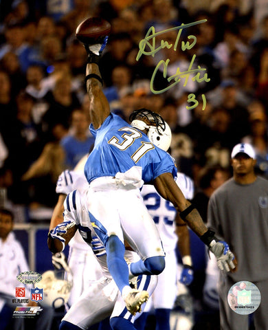 ANTONIO CROMARTIE AUTOGRAPHED 8X10 PHOTO SAN DIEGO CHARGERS MCS HOLO 208953