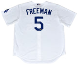 FREDDIE FREEMAN SIGNED LOS ANGELES DODGERS #5 NIKE STADIUM JERSEY MLB AUTH