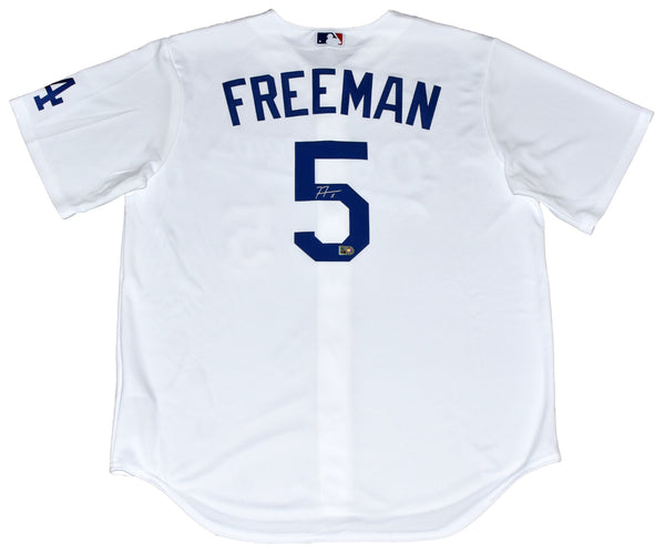 FREDDIE FREEMAN SIGNED LOS ANGELES DODGERS #5 NIKE STADIUM JERSEY MLB AUTH