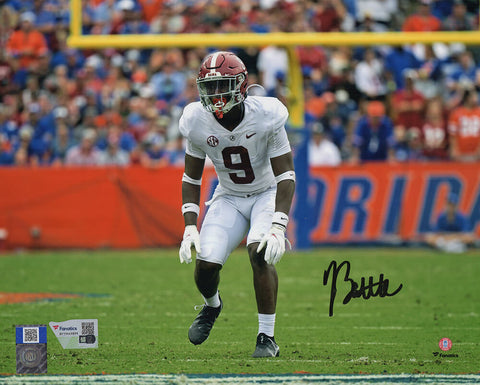 Jordan Battle Signed Alabama Action vs Florida 8x10 Photo - (Fanatics COA)