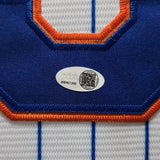 FRAMED NEW YORK METS EDWIN DIAZ AUTOGRAPHED SIGNED INSCRIBED JERSEY JSA COA