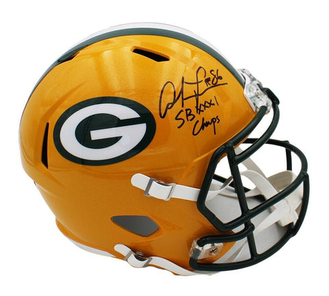 Antonio Freeman Signed Green Bay Packers Speed Full Size NFL Helmet with Inscr.