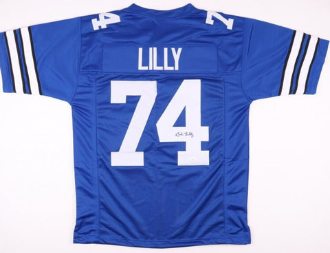 Bob Lilly Signed Dallas Cowboys Jersey (JSA COA) Hall of Fame Defensive Tackle