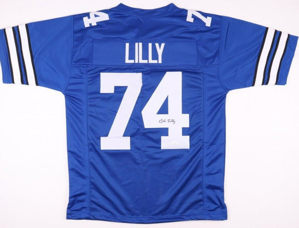 Bob Lilly Signed Dallas Cowboys Jersey (JSA COA) Hall of Fame Defensive Tackle