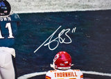 A.J. Brown Autographed Eagles 16x20 Super Bowl TD Photo-Beckett W Hologram