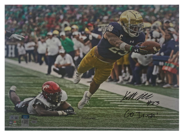 Kyren Williams Autographed "Go Irish" 16" x 20" Photo Beckett / GDL LE 23/23