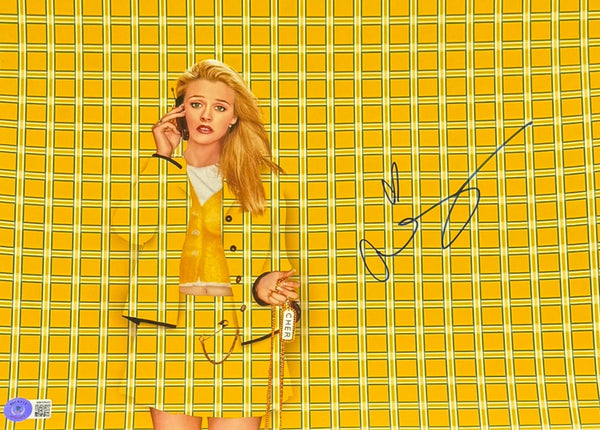 Alicia Silverstone Autographed/Signed Clueless 11x14 Photo Beckett 54372