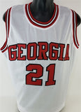 Dominique Wilkins Signed Georgia Bulldogs Jersey (JSA COA) #3 Overall Pck 1982
