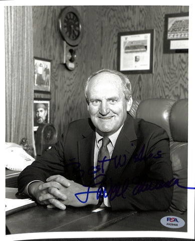 Lavelle Edward CFB HOF Signed/Auto/Inscr 8x10 Photo BYU Cougars PSA/DNA 185120