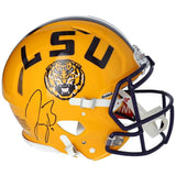Joe Burrow Autographed LSU Tigers Yellow Authentic Speed Helmet Fanatics